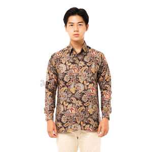 Jayabaya Batik Danish Kemeja Batik Furing Lengan Panjang