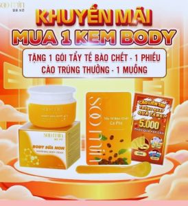 [ Mua 1 Được 4 ] Kem Body Sữa Non SOO MIN Hàn Quốc Trắng Nhanh Chống Nắng Phục Hồi Da Hiệu Quả