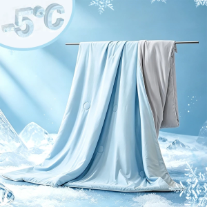 [✅SG Ready Stock] Class A Cool Silk Feeling Ice Cream Summer Blanket with Double Side Cold Premium Wash Cotton Summer quilt Soft Air Condition Comforter