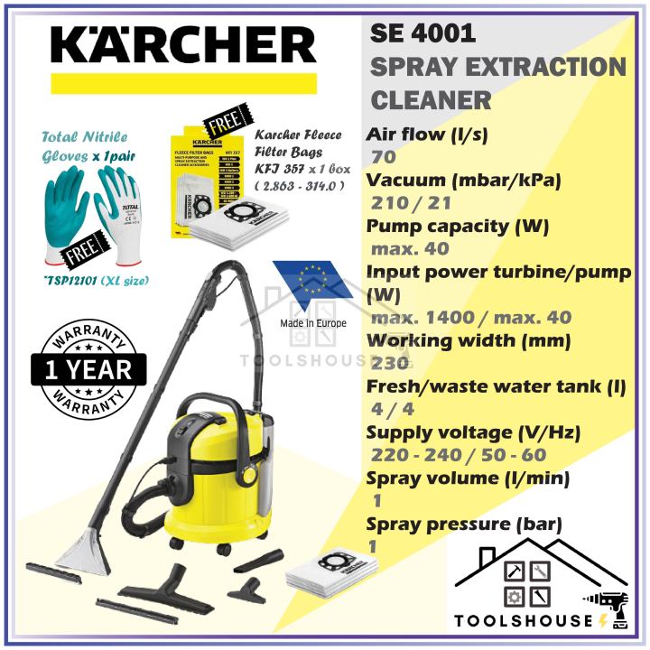 Karcher SE4001 Spray Extraction Cleaner Lazada