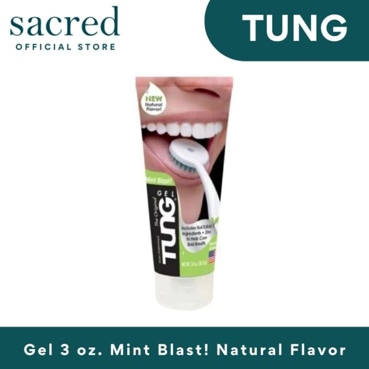 Tung Gel 3 oz. Mint Blast! Natural Flavor – Tongue Cleaner I Helps to ...