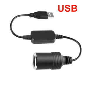 Dây Cáp Chuyển Đổi USB 5V Sang Đầu Tẩu 12V Modun Chuyển Đổi Tẩu Sạc USB Ô Tô Dây USB Đầu Tẩu Xe Hơi