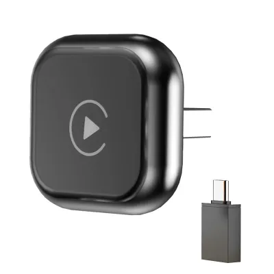 （Local Stock）VYVYLABS Wireless Carplay Adapter & Android Auto 2026 Upgrade Wired CarPlay to Wireless2-in-1 Mini USB Design with Fast Stable Connection Car Play for Apple iOS 10+ Android 11+ Version