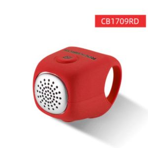 YL SPORTS [ROCKBROS]  Rockbros Electric Bicycle Bell Horn 90 db Electric Silica Gel Ring Horn Alarm Bells Safety