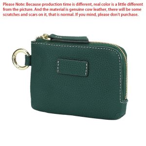 Hoàng Gia Bagger xu Ví cho Nữ da bò thật thời trang mỏng đồ đựng thẻ nhỏ túi lưu trữ cô gái ví tiền lẻ Ví 1542