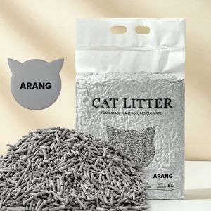THE BEST CAT LITTER-PASIR KUCING GUMPAL WANGI / Pasir Kucing Gumpal Murah / Isi Tofu Campur Cat Litter Pasir 6 Litter - FR GALLERY