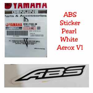 ABS STICKER FOR FRONT FENDER AEROX V1 AND V2 YAMAHA GENUINE PARTS