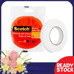 3M Scotch 200 Double Side Tissue Tape Easy Tear Senang Koyak Scotch Double Sided Tape 18mm x 10yds