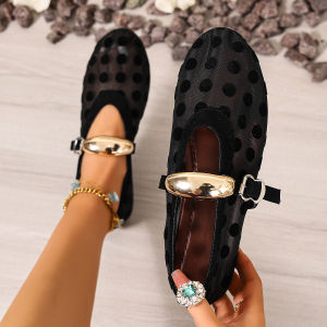 Free Shipping 2026 Spring New Fashion Metal Buckle Slip-On Large Size Shallow Casual WomenS Shoes