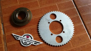 #e-bike จักรยานไฟฟ้า ชุดเฟือง T8F 54T และโม่สำหรับยึดเฟือง ระบบฟรีเฟืองอิสระ สำหรับโซ่ T8F แข็งแรง น้ำหนักเบา คุณภาพดี 54ฟัน