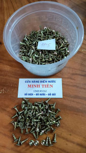 1 Kg Vít vàng bắt gỗ tắc kê ren thưa nhiều kích thước