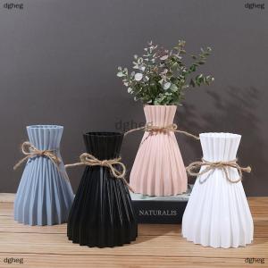 [COD] dgheg Nordic Imitation Flower Vase Flower Hydroponic Pot Vase Home Desk Decorative Vases For Flowers Plant Wedding Decorations
