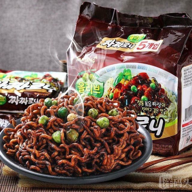 Combo 6 gói mì tương đen Samyang dầu Olive Hàn Quốc - Date T10/2023 |  Lazada.vn