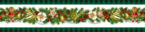 O-KAY 180×40CM Christmas Table Runner Flag Cover Nutcracker Soldier Snowman Kitchen Decoration Party