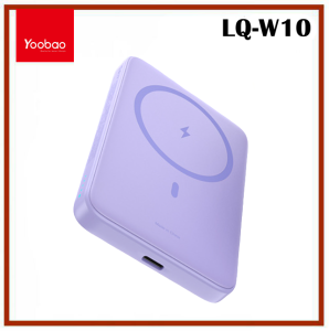 Yoobao LQ-W10 10000mAh Quick Charging Portable Size with LED Indicator Magnetic Wireless Power Bank