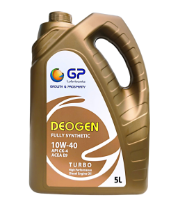 Dầu nhớt tổng hợp toàn phầ từ Đức dành cho xe bán tải GP DEOGEN CK-4 10W40 - Can 5L