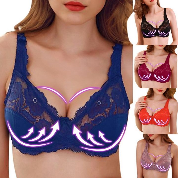 2021 Women'S Thin Bra Full Coverage Sexy Lace Soft Underwire