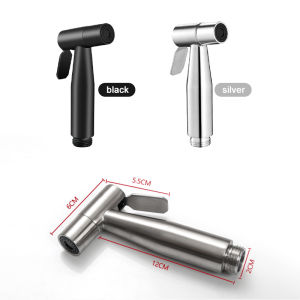 🚚SG Fast Delivery📦 High Pressure Spray Gun 304 Stainless Steel Toilet Sprayer Pressurized Bidets Cleaning Spray Gun Bidet Spray Set Bathroom Bidet children day gifts