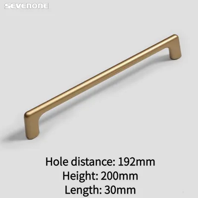 [Factory Direct]Modern Metal Wardrobe Cabinet Drawer Handle For Home Room Furniture Hardware Kitchen Cupboard Dresser Closet Handle Single Hole 96-192mm
