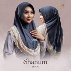 Zain Jilbab Instan jersey renda