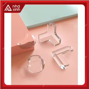 Bịt góc bàn trong suốt silicon siêu an toàn cho bé N019