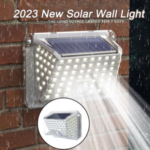 Upgrade 218LED Outdoor Solar Motion Sensor Light 3 Modes 270° Lighting Waterproof Solar Garden Wall Light