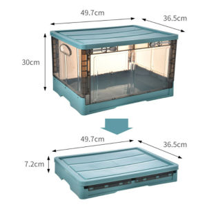 FOLDING TRANSPARENT STORAGE BOX/ CAMPING BOX TABLE/ CAR TRUNK BOX/ STACKABLE ORGANIZER BOX 折叠储物箱 [READY STOCK] AXS STORE