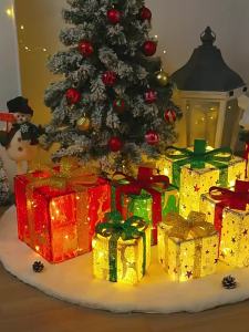 [HOT]2026 New Christmas Lights Gift Set of Three Pieces Christmas Products Colored Lights Decorative Atmosphere Lights Decorative Ornaments
