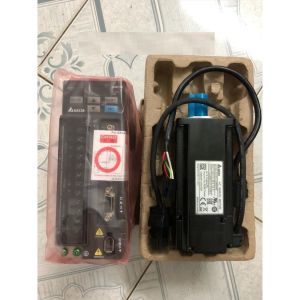 Bộ Servo Delta ASD B2 0421B ECMA C20604RS 400w - Bộ Servo Delta B2 400w Điện Vào 1 Pha 220v Mới