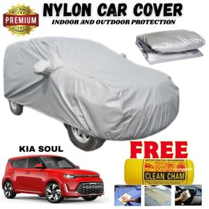 Waterproof Nylon Car Cover for Kia Soul Portable & Easy to Use Cover for Small SUV With Clean Cham