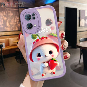 Hontinga Casing Case For OPPO Reno 7Z Reno7 Z Reno7Z 5G Reno 7 Pro 5G  Case Cute Rabbit leather Soft Silicone Phone Case Full Cover Camera Protection Cases Shockproof Back Cover Phone Casing Softcase For Girls