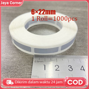 COD 1000 Lembar Label Gosok / Scratch Label / Stiker Penutup Voucher Scratch Penutup PIN Voucher Perekat Diri