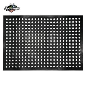 Anti Fatigue Rubber Floor Mat Non-Slip Restaurant Mat Rubber Drainage Mat for Indoor Outdoor Wet Area Pool Entry Garden