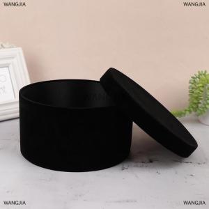 [COD] WANGJIA 1PC Round Flannelette Flower Boxes Florist Gift Party Packaging Box Decoration