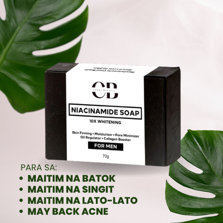 CB NIACINAMIDE SOAP FOR MEN 10X WHITENING SOAP Whitening All Skin