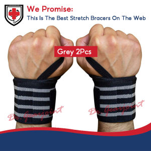 2Pieces Weight Lifting Wrist Wraps/Gym Wrist Wraps for Weightlifting Crossfit Powerlifting Training