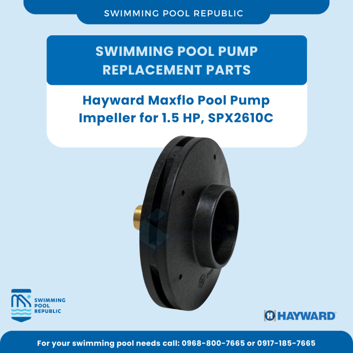 SWIMMING POOL PUMP REPLACEMENT PARTS, Hayward Maxflo Pool Pump Impeller