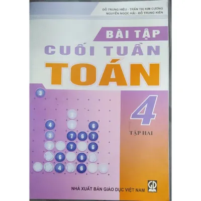 Sách: Bài Tập Cuối Tuần Toán 4 Tập Hai