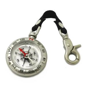 Portable Navigation Tool Camping Compasses Outdoor Camping Pocket Compasses Zincs Alloy Pocket Compasses With Lanyard
