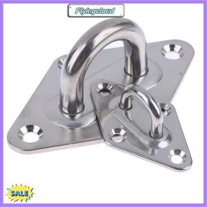 Follow Get New[FlyingC] 1pc M5 M6 M8 M10 304Stainless Steel Ceiling Wall Mount Hook Heavy Duty Anchor Eye Plate For Boat Yoga Swing Hammocks