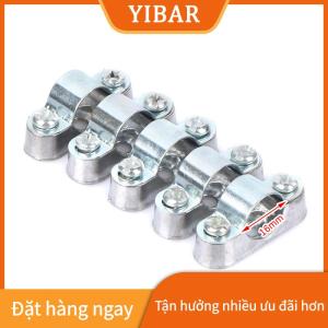 YIBAR 5 cái kẹp ống có vít từ tường cách tường của thẻ yên xe kẹp ống 16mm 20mm 25mm 32mm