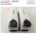 Hộp đựng xà phòng Caesar KAG-HXPN40 -Trắng-White thiết kế hiện đại, hộp nước rửa tay bông 2 ngăn 350ml sữa tắm, dầu gội đầu. 
