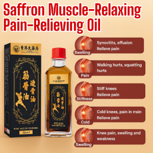 Saffron Revitalizing Oil Tendon Bone Penetrating Massage Oil For Relief Injury Cervical Spine Lumbar Sprain Discomfort