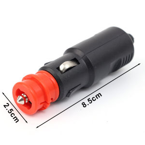 2pcs Car Lighter Adaptor Plug Universal 12-24V Power Plug Lighter Accessories Connection Socket Adaptor Male Plug