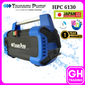 Tsunami Pump HPC6130 Induction Motor High Pressure Cleaner Water Jet 100Bar 1300W