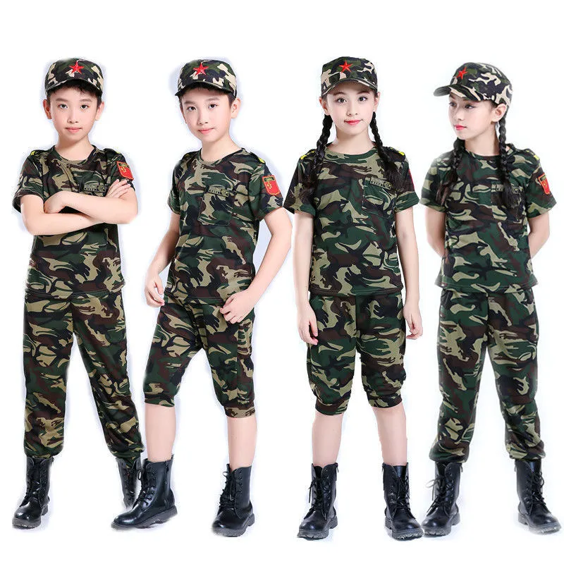 HNB Career Halloween Costume for Kids Girl Army Costume for Kids