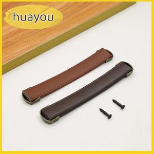 huayou เฟอร์นิเจอร์จับตู้เสื้อผ้าลิ้นชักดึงตู้ครัวหนังมือจับ