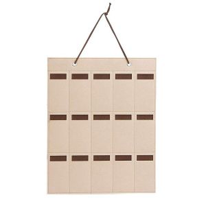 15 Slots Tempat Kacamata Gantung Felt Kacamata Storage  Felt Glasses Hanging Bag Display Kacamata Dinding Display Kaca Mata