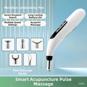 Meridian Pen Electronic acupuncture and moxibustion Point Massager Pulse Dredging Intelligent Acupoint Pointing and Tendon Pulling Physiotherapy Instrument