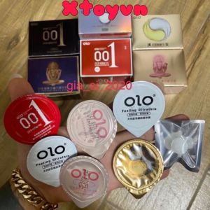 Mix 6 Màu Bao Cao Su Olo 001 Siêu Mỏng Hương Vani Có Bi Gai  Gốc Nước